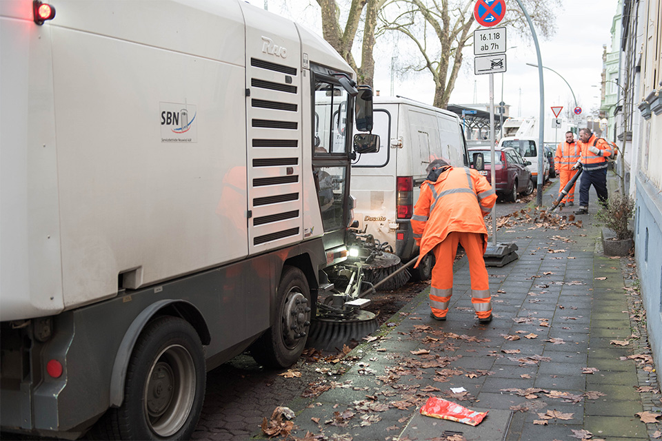 SBN Straßenreinigung - mobile Halteverbote sind notwendig